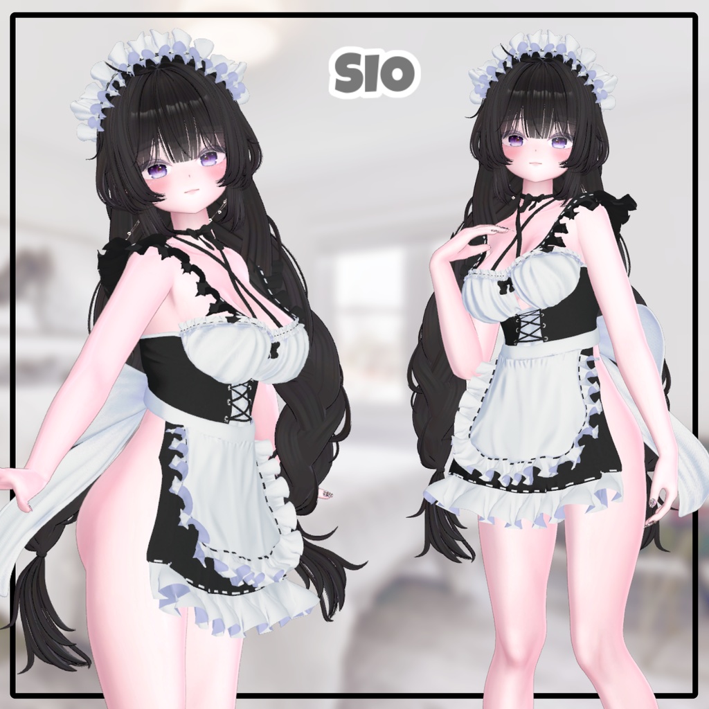 【 9アバター対応】 エッチメード 【VRChat想定】