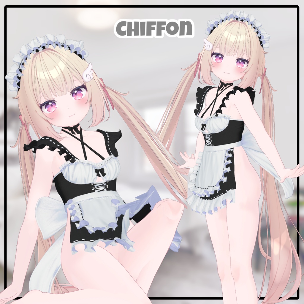 【 9アバター対応】 エッチメード 【VRChat想定】