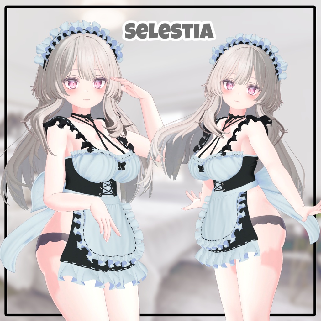 【 9アバター対応】 エッチメード 【VRChat想定】