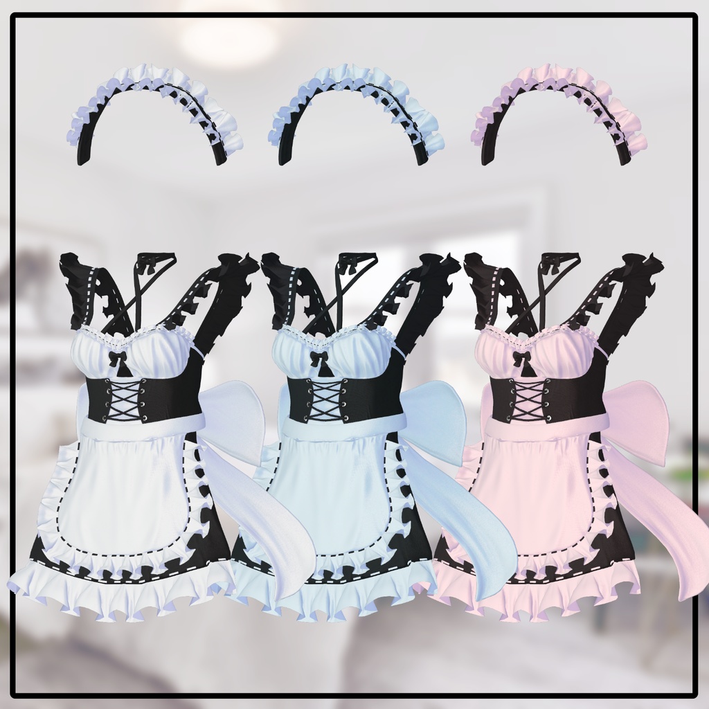 【 9アバター対応】 エッチメード 【VRChat想定】