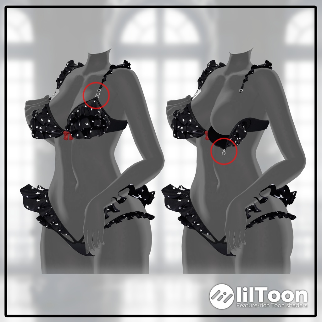 【Animation】 Overay Bikini 2 【 7アバター対応】