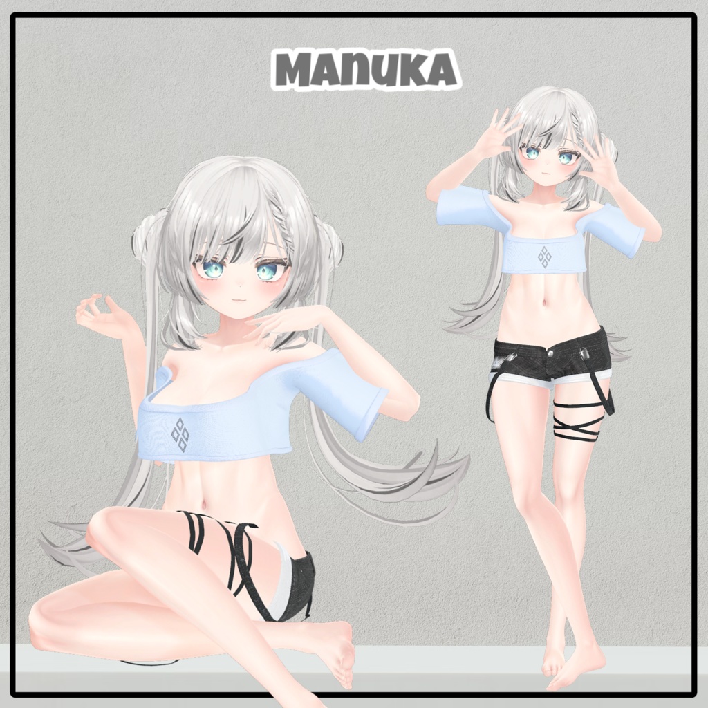 【6アバター対応】 Polka 【VRChat想定】