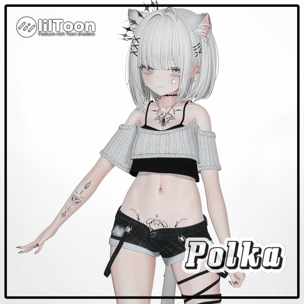 【6アバター対応】 Polka 【VRChat想定】