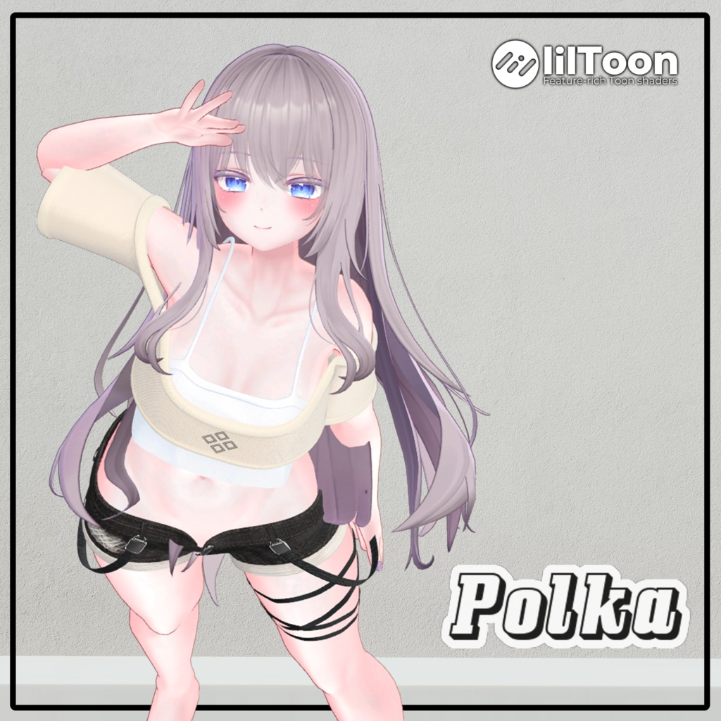 【6アバター対応】 Polka 【VRChat想定】