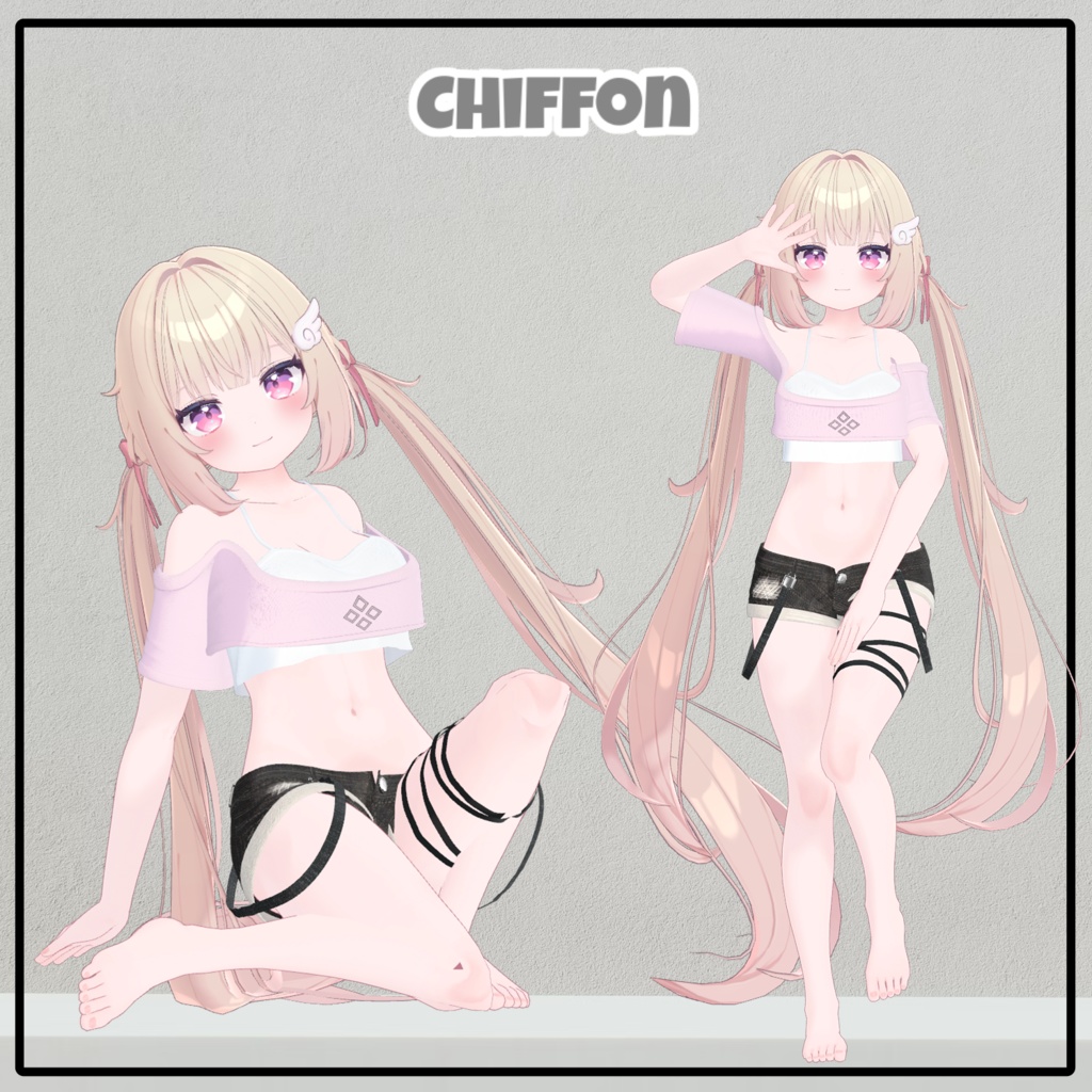 【6アバター対応】 Polka 【VRChat想定】