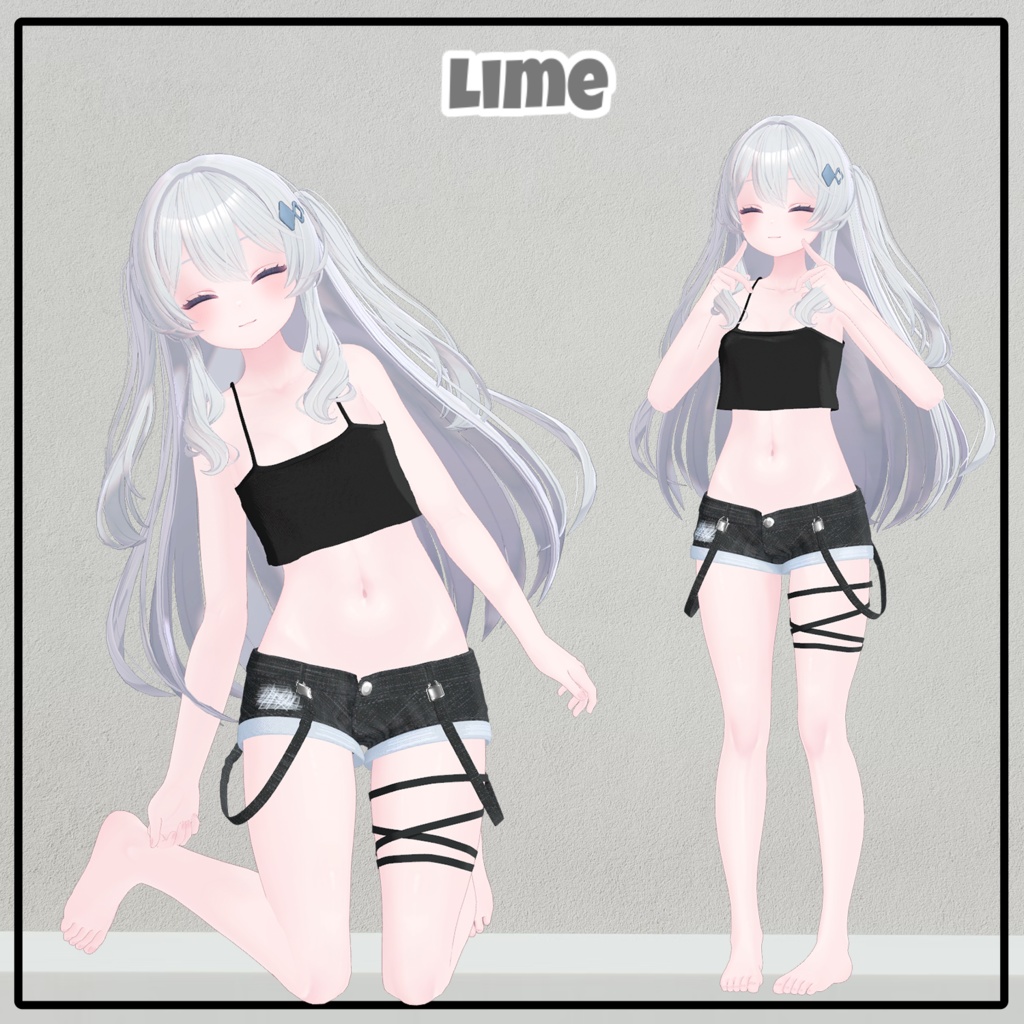 【6アバター対応】 Polka 【VRChat想定】