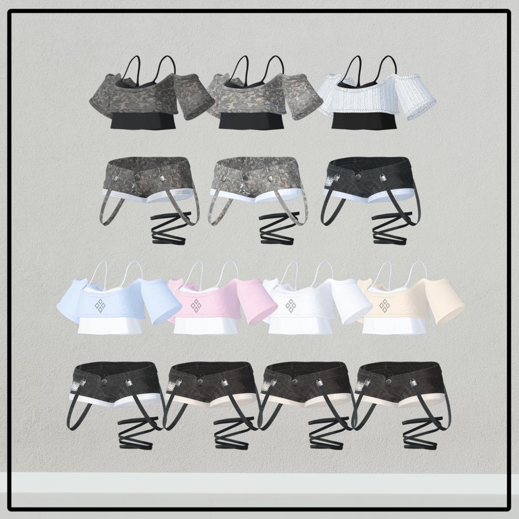 【6アバター対応】 Polka 【VRChat想定】