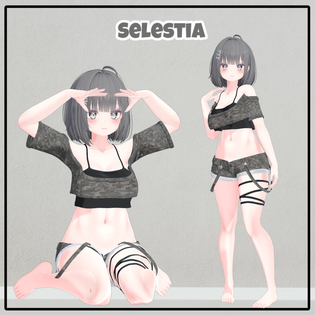 【6アバター対応】 Polka 【VRChat想定】