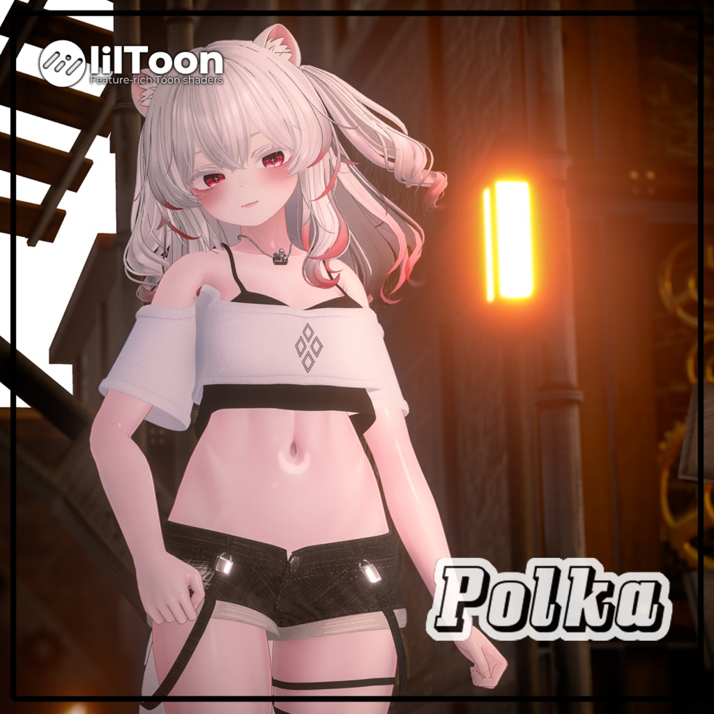 【6アバター対応】 Polka 【VRChat想定】