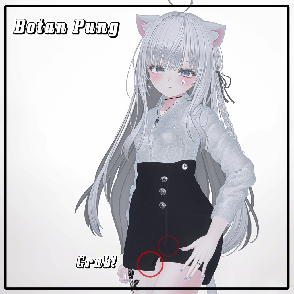 【Animation】Button Pung【7アバター対応】