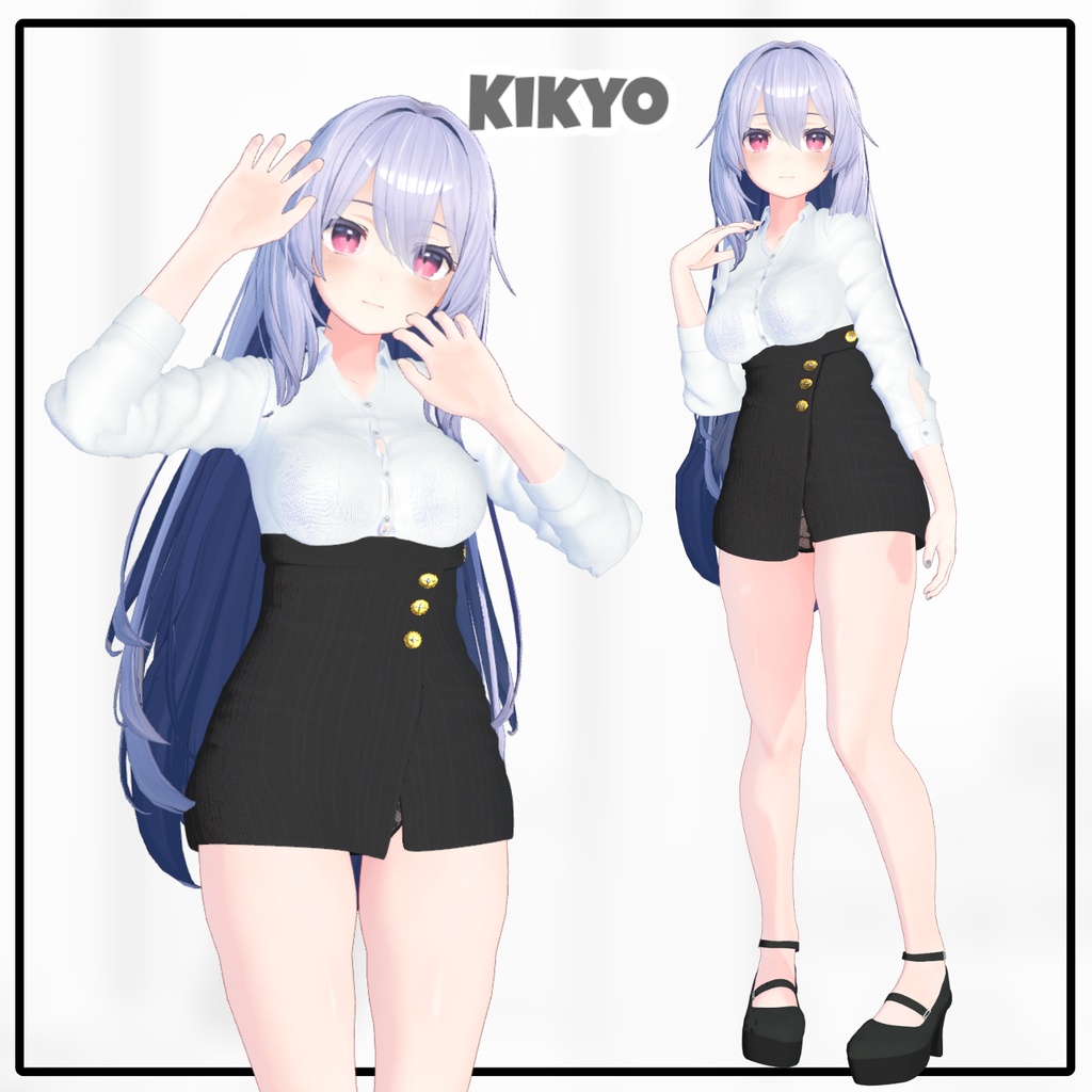 【Animation】Button Pung【7アバター対応】