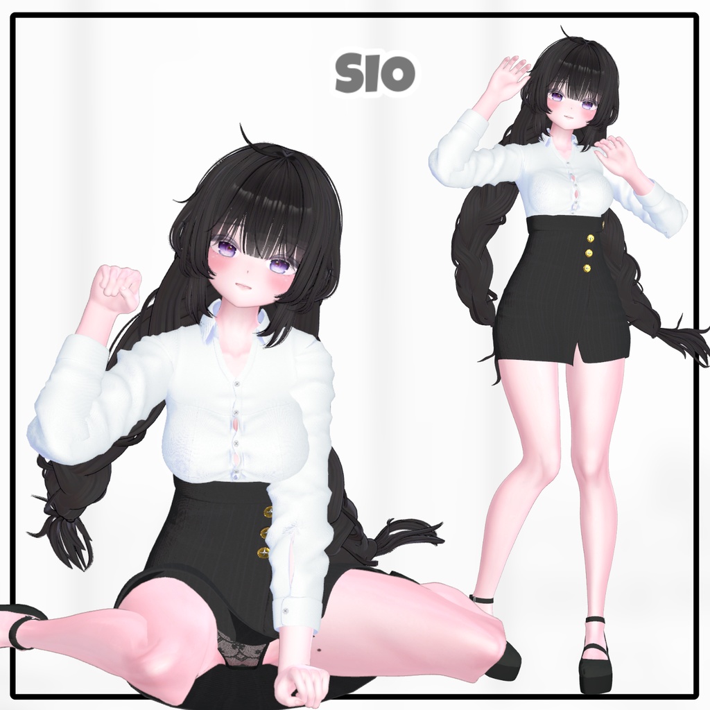 【Animation】Button Pung【7アバター対応】