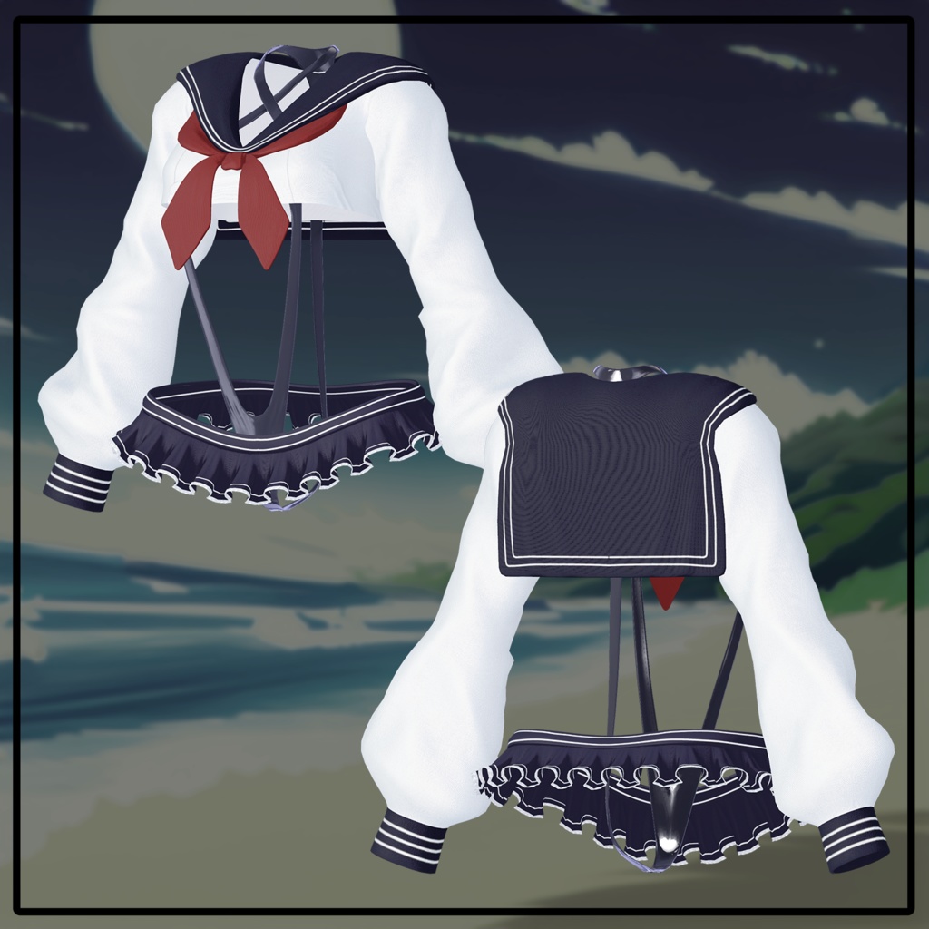 【PB】 Sera Dolphin 【6アバター対応】