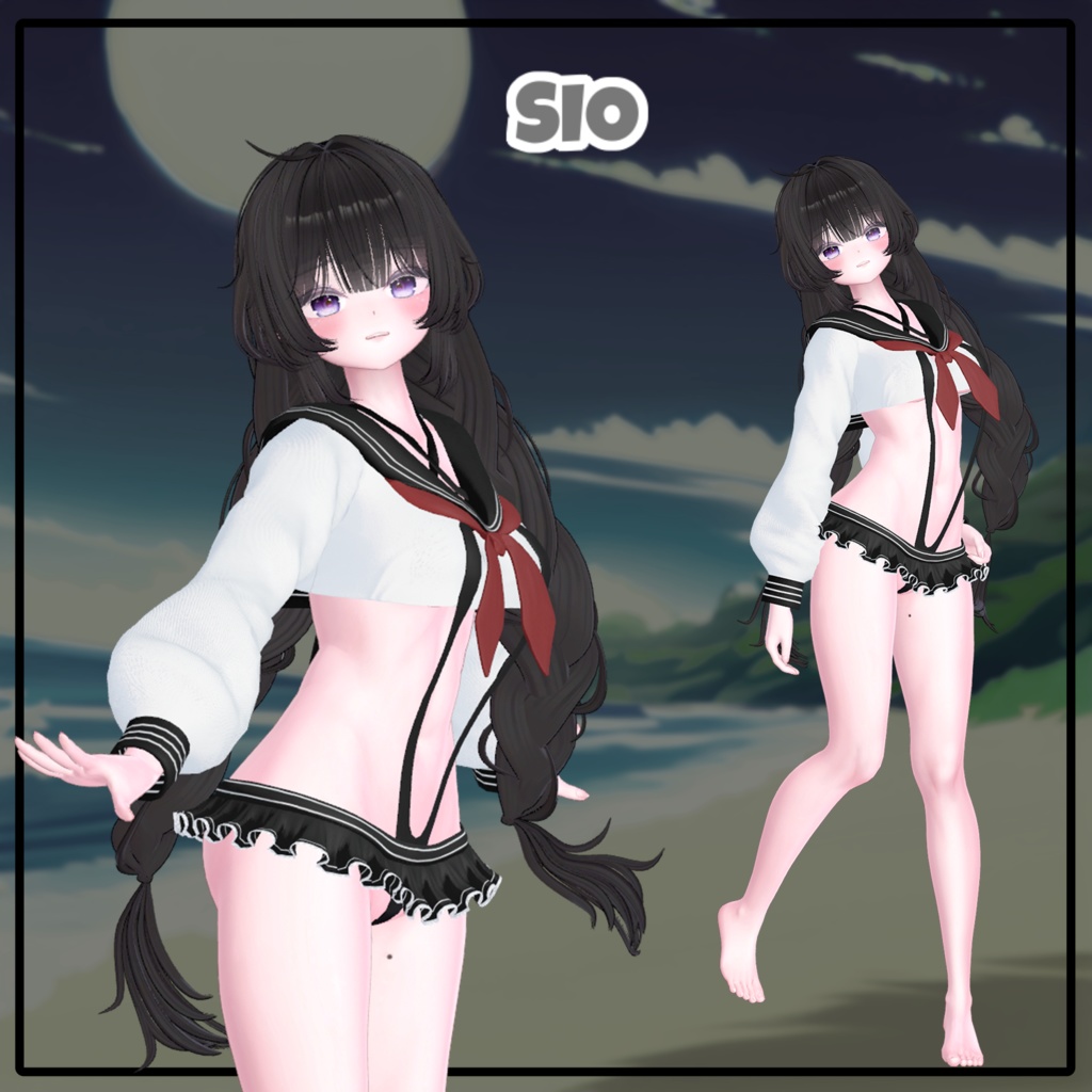 【PB】 Sera Dolphin 【6アバター対応】