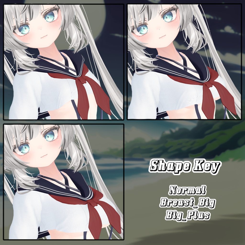 【PB】 Sera Dolphin 【6アバター対応】