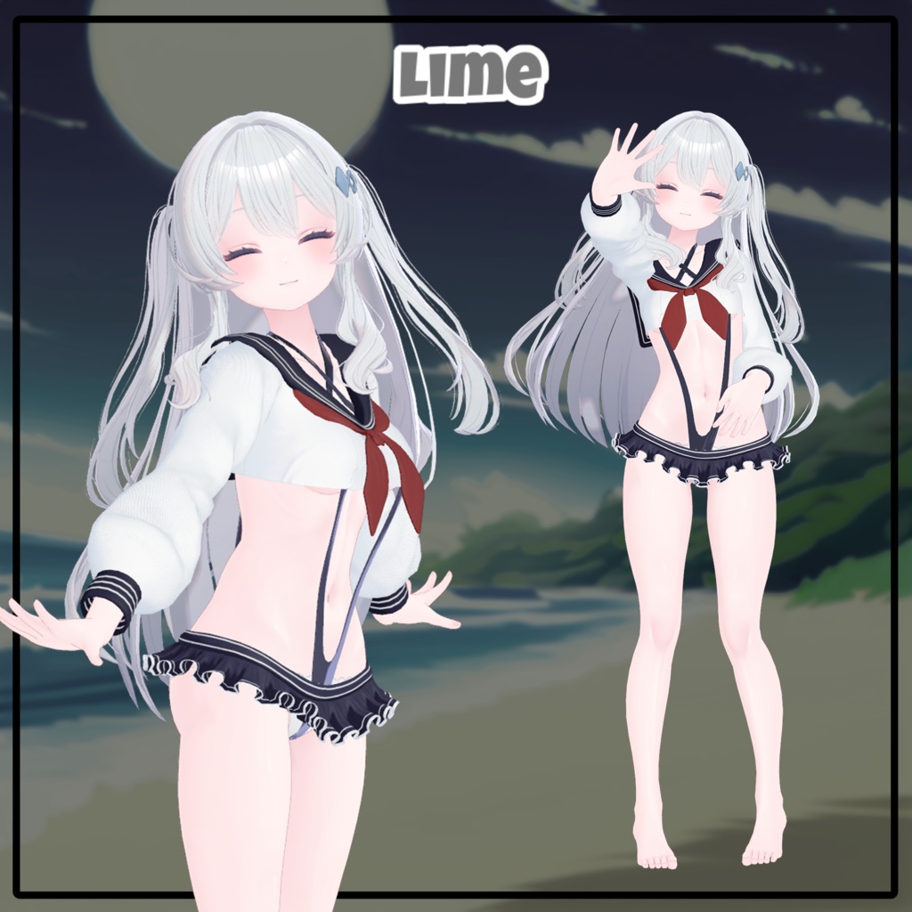 【PB】 Sera Dolphin 【6アバター対応】