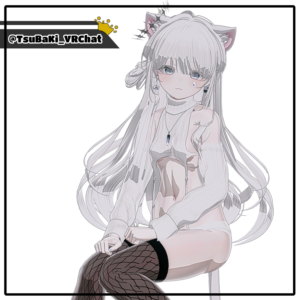 【6アバター対応】 Etch Knit 【VRChat想定】