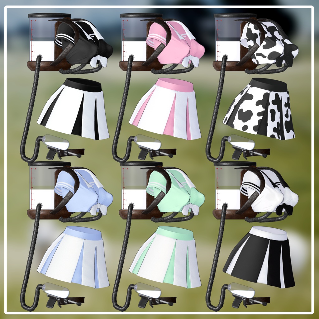 【PB】 クルミ ねむ 【7アバター対応】