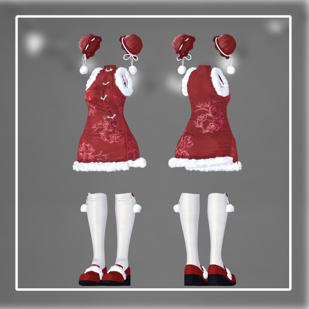 【70%】 SantaChipao 【6アバター対応】