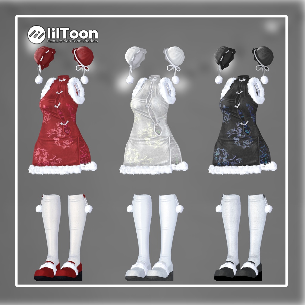 【70%】 SantaChipao 【6アバター対応】