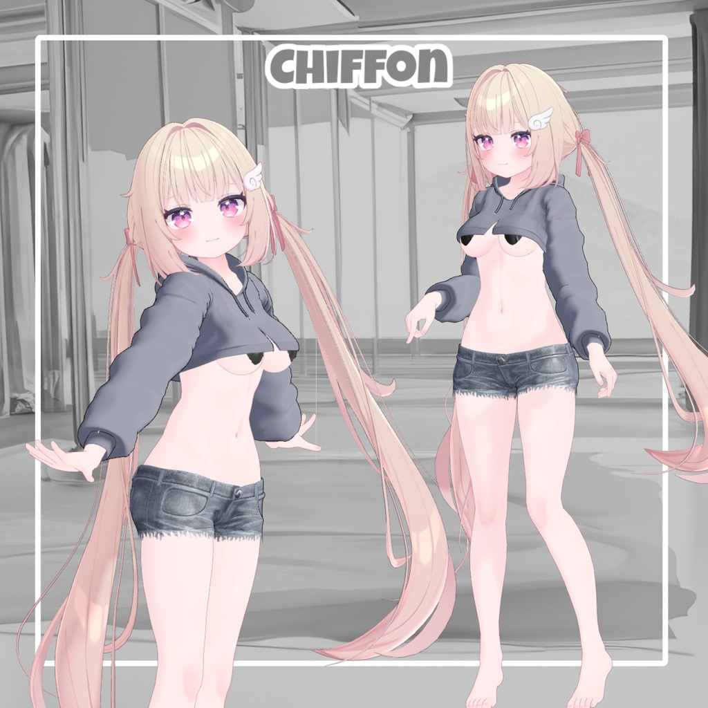 【50%】 【Animation】Hoodie Body【 9アバター対応】