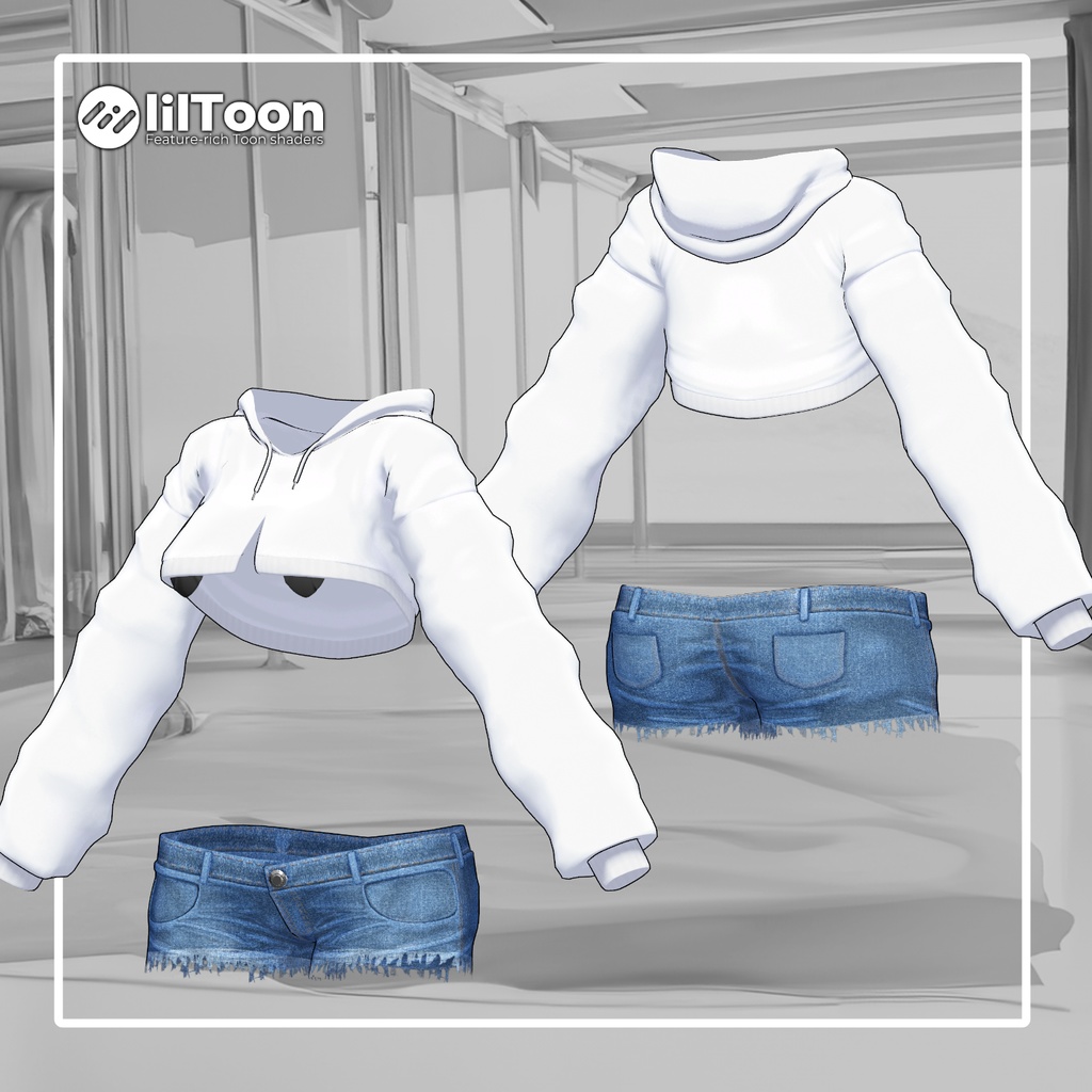 【50%】 【Animation】Hoodie Body【 9アバター対応】