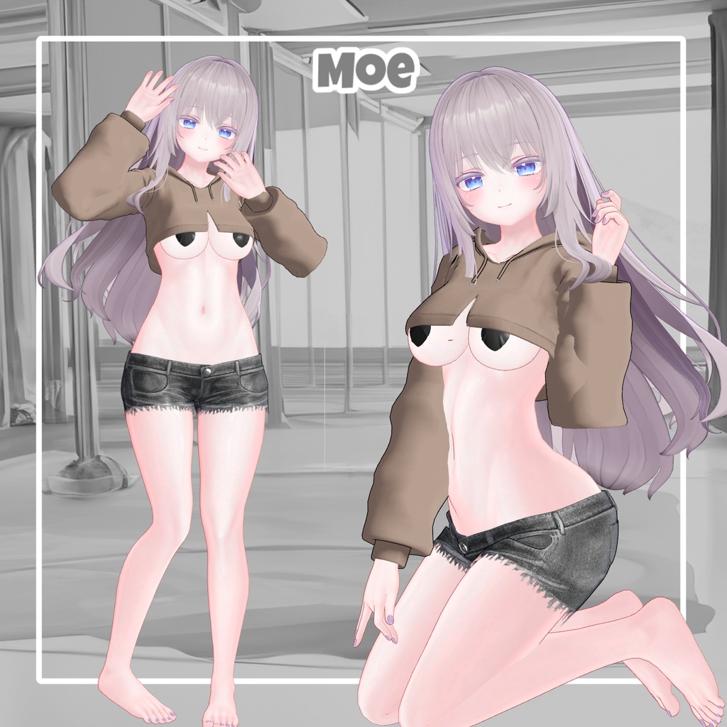 【50%】 【Animation】Hoodie Body【 9アバター対応】