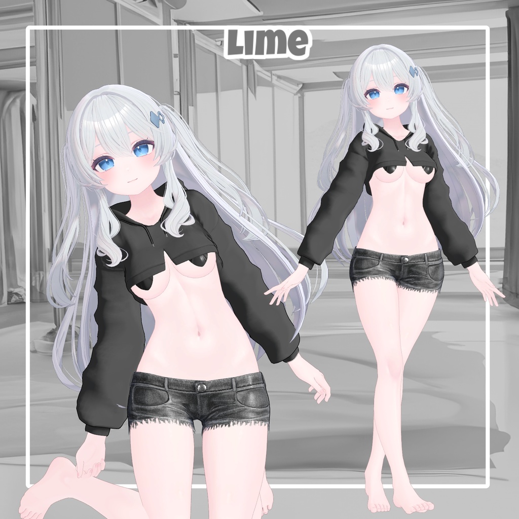 【50%】 【Animation】Hoodie Body【 9アバター対応】