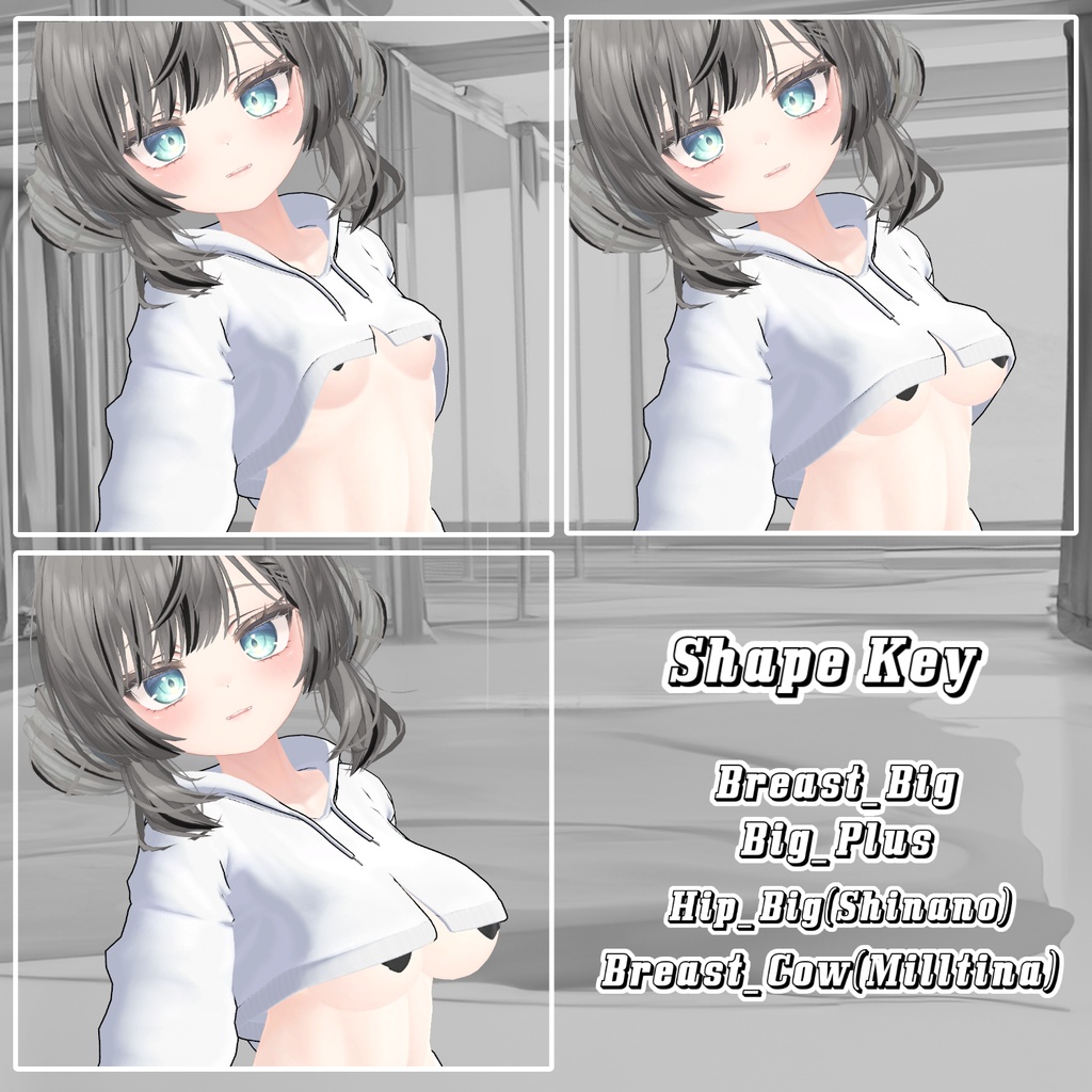 【50%】 【Animation】Hoodie Body【 9アバター対応】