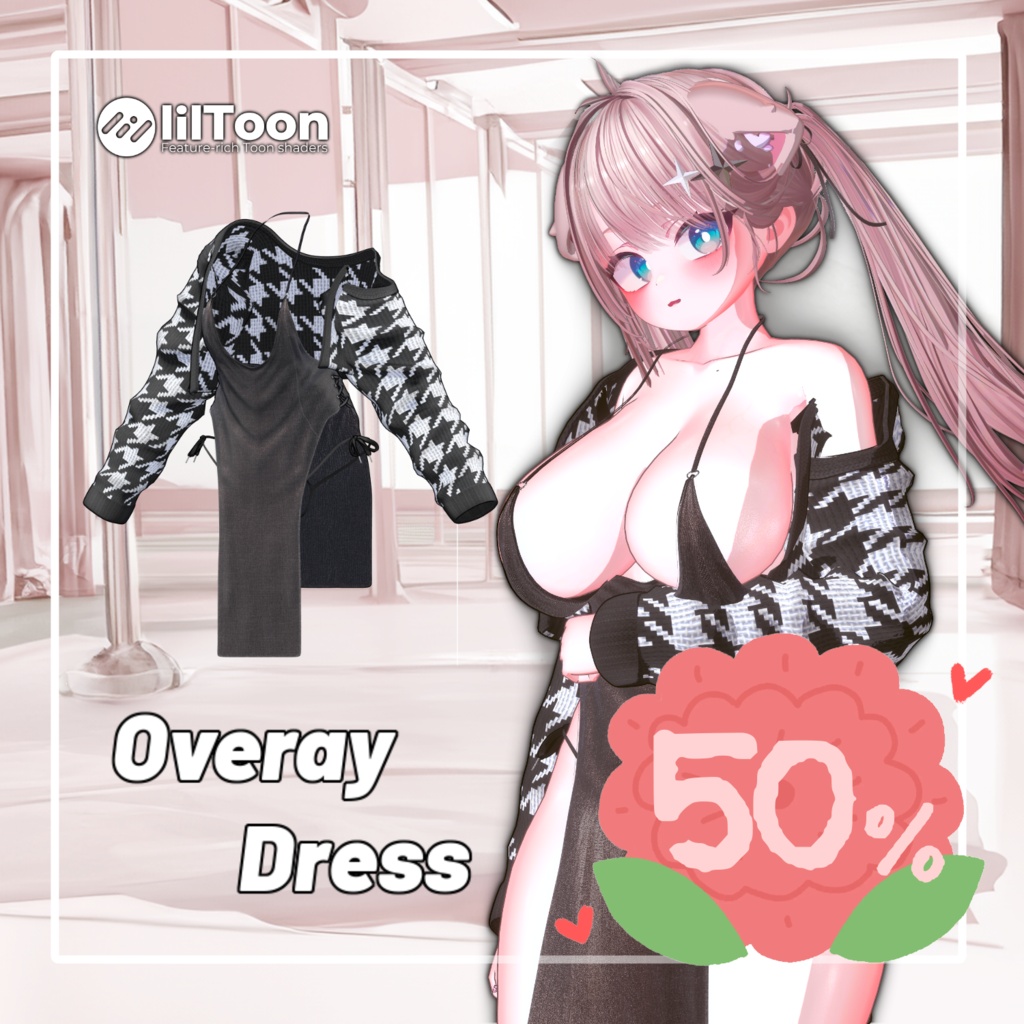 【母の日 SALE】 【PB】 Overay Dress 【10アバター対応】