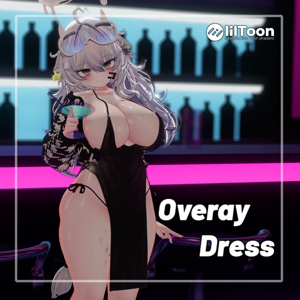 【PB】 Overay Dress 【10アバター対応】