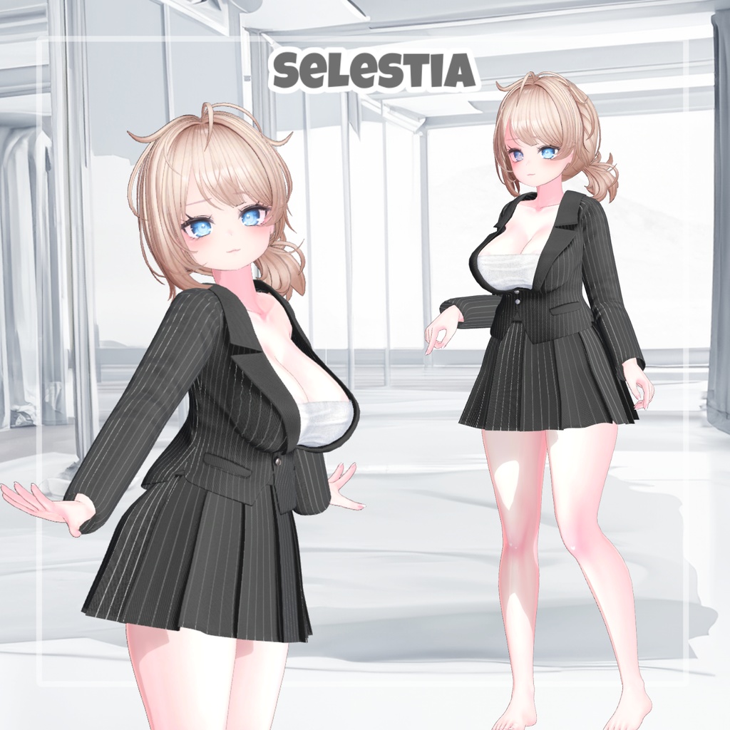 【8アバター対応】 Overay Office 【VRChat想定】