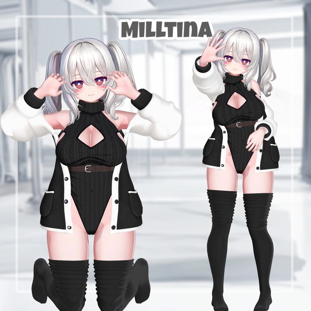 Knit Leotard【 8アバター対応】