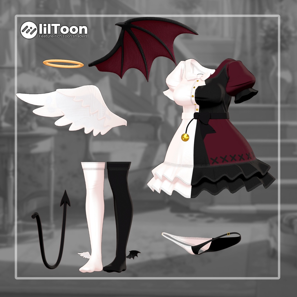 【PB】 Half Dress 【8アバター対応】