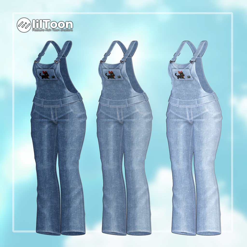 【8アバター対応】 Kitty Patch 【VRChat想定】