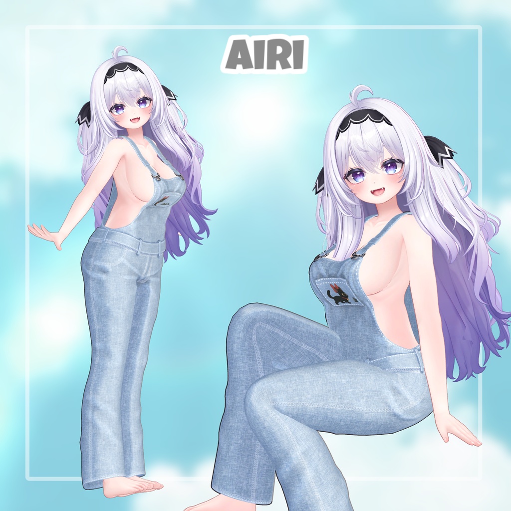 【8アバター対応】 Kitty Patch 【VRChat想定】