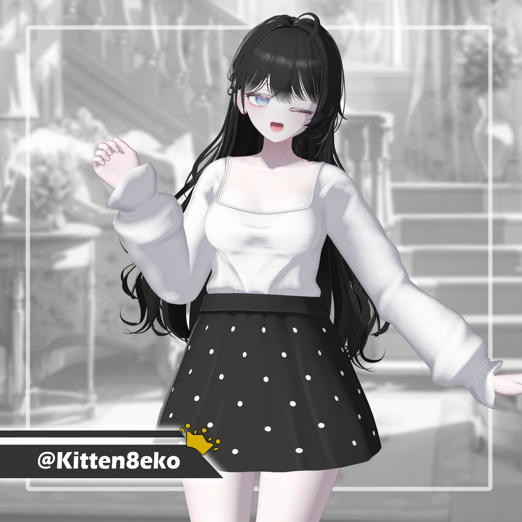 【8アバター対応】 Dot Candy 【VRChat想定】