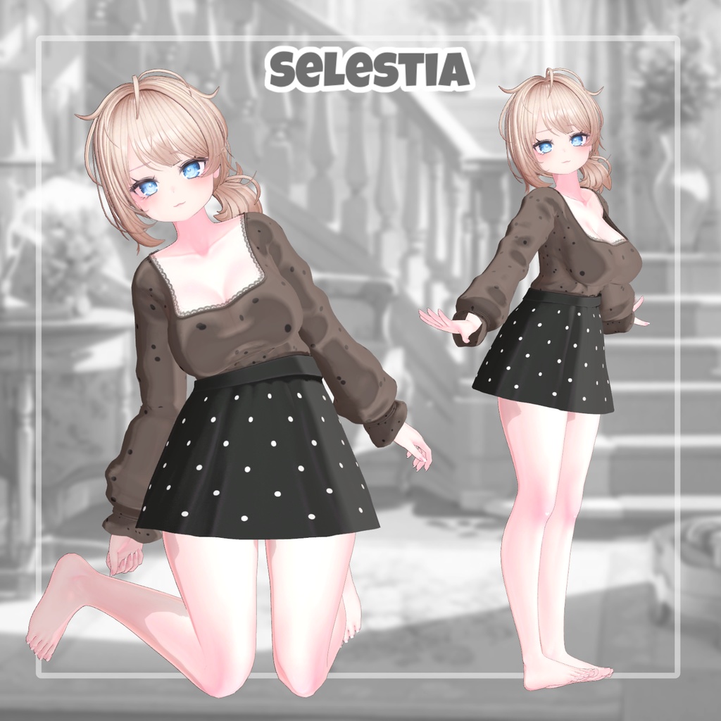 【8アバター対応】 Dot Candy 【VRChat想定】