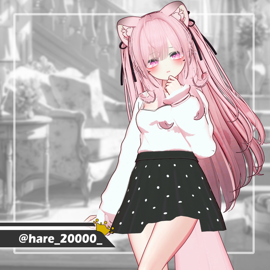 【8アバター対応】 Dot Candy 【VRChat想定】