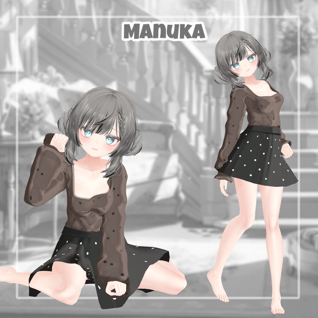 【8アバター対応】 Dot Candy 【VRChat想定】