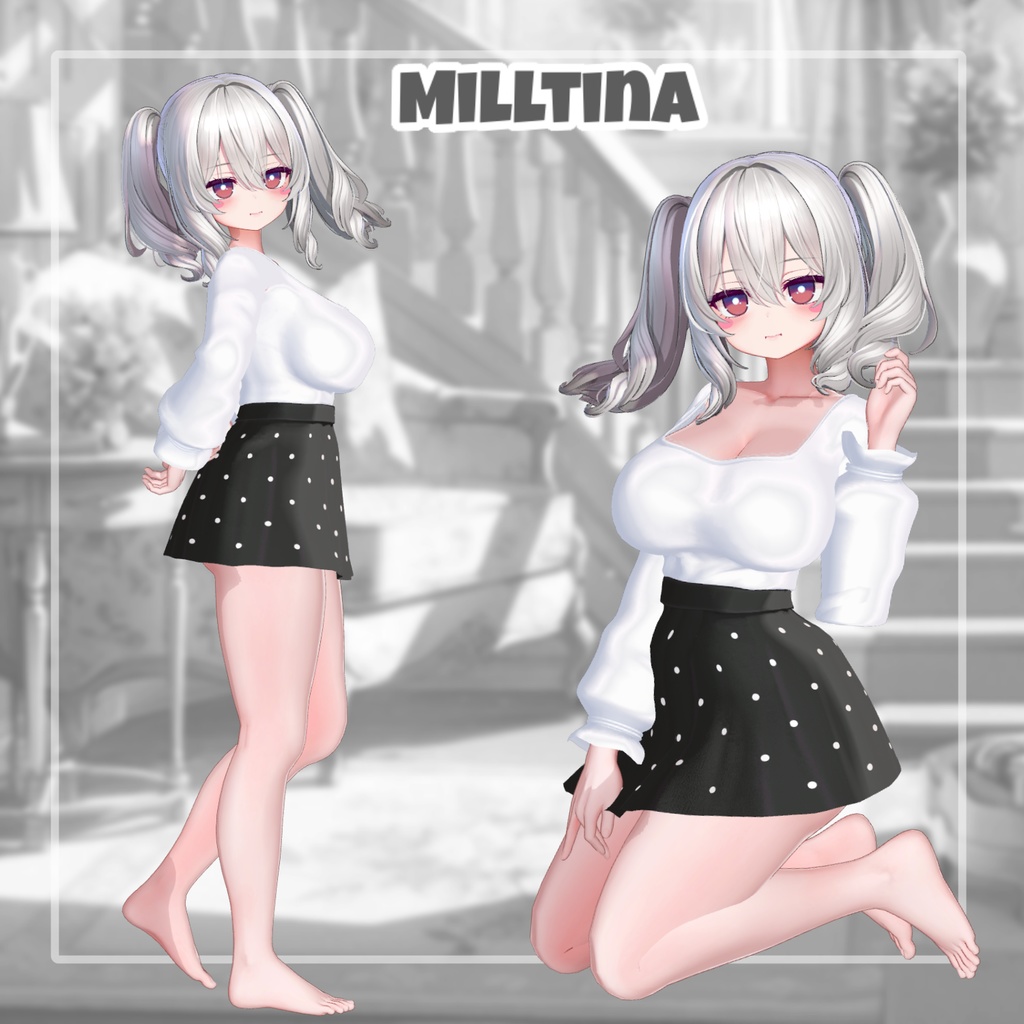 【8アバター対応】 Dot Candy 【VRChat想定】