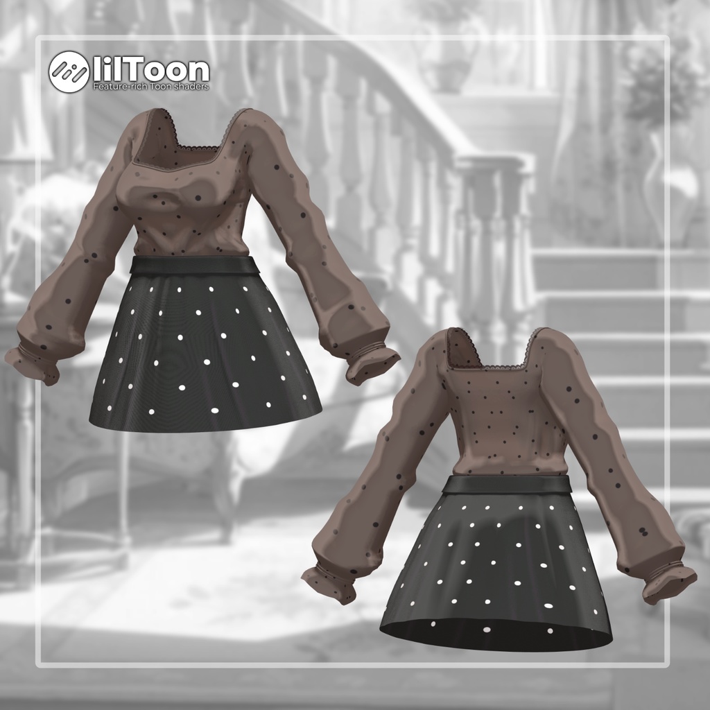 【8アバター対応】 Dot Candy 【VRChat想定】