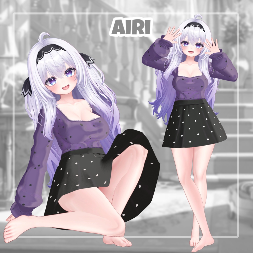 【8アバター対応】 Dot Candy 【VRChat想定】