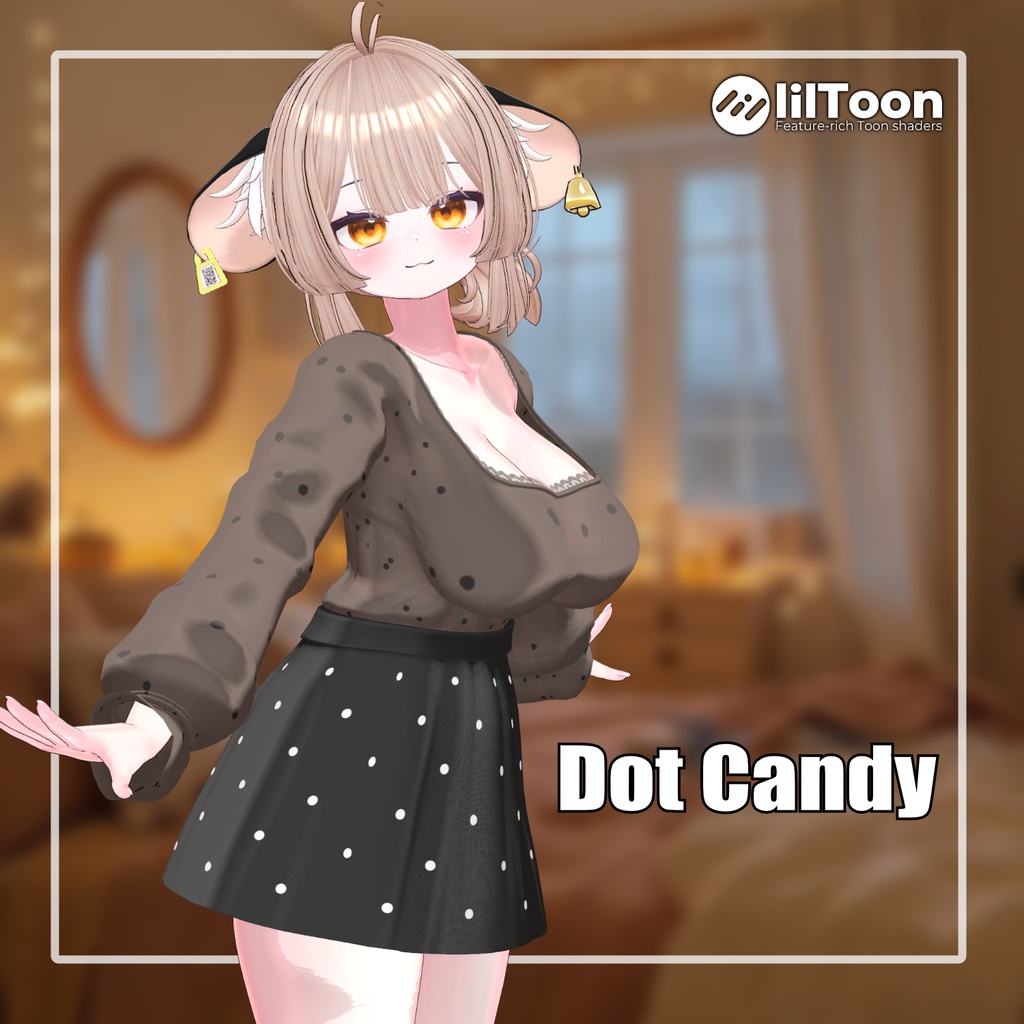 【8アバター対応】 Dot Candy 【VRChat想定】