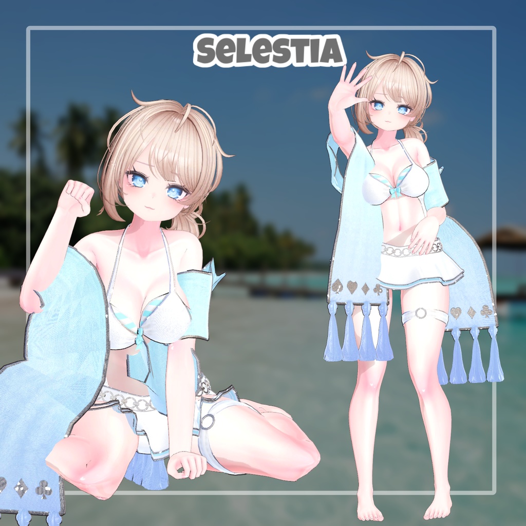 【PB】 Shawl Bikini 【8アバター対応】