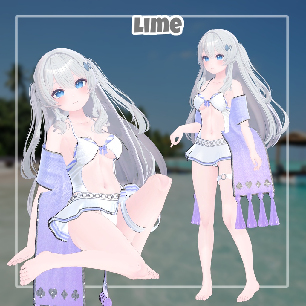 【PB】 Shawl Bikini 【8アバター対応】