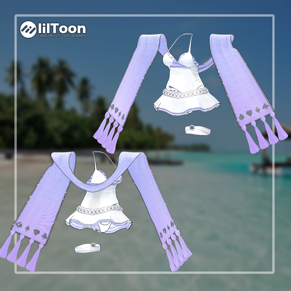 【PB】 Shawl Bikini 【8アバター対応】