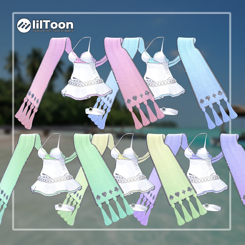 【PB】 Shawl Bikini 【8アバター対応】