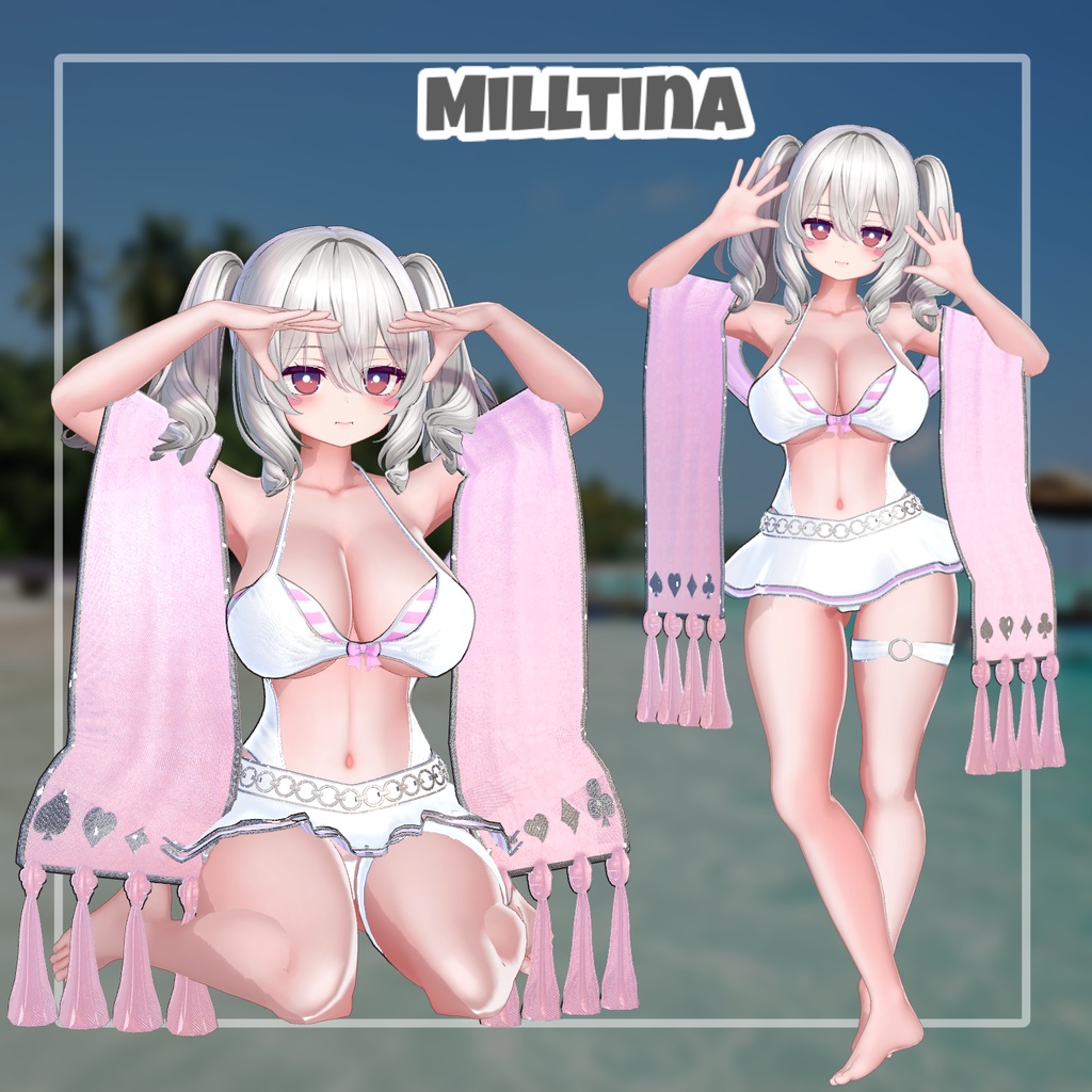 【PB】 Shawl Bikini 【8アバター対応】