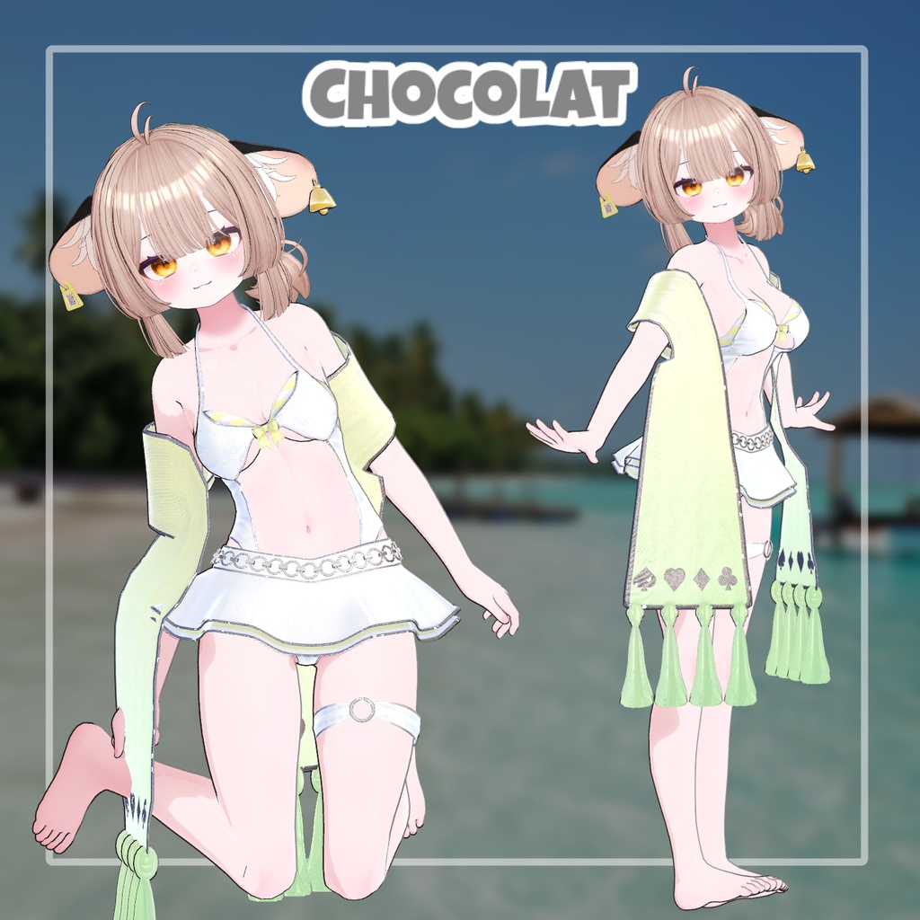 【PB】 Shawl Bikini 【8アバター対応】